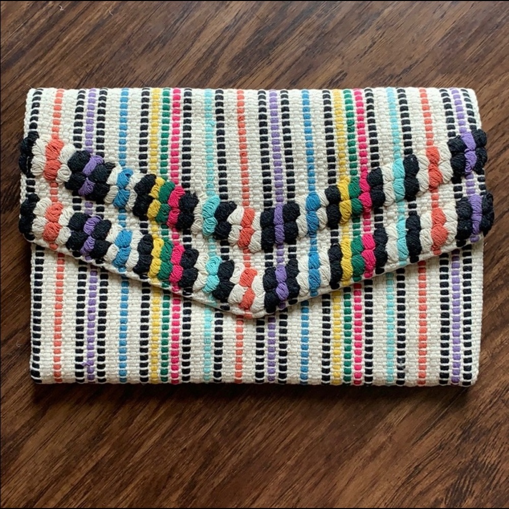Taj Woven Clutch Like Stella & Dot but Lovestitch - Picture 2 of 8